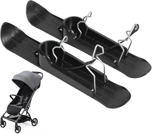 Luge à neige pour scooter et kit de ski pour vélo avec planche à neige