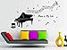 Produktbild ZBYLL Wall Sticker Klaviernoten abnehmbare Wand Aufkleber PVC-transparente Folie