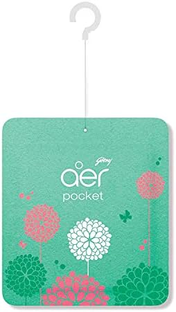 Godrej aer Power Pocket Bathroom Freshener – Sea Breeze (10g) | Lasts up to 30 days | Germ Protection