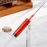 Wikult 6PCS 5ML/CC Ink Filling Plastic Syringe Set with Blunt Stainless Needle Tip for Fountain Pen, Printer - Image 9