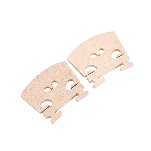 5Pcs Violin Bridges, 4/4 Maple Wood Bridge Part Accessory Violin Parts And Accessories