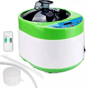 NIVKART 4 Liters Sauna Steamer, Portable Steam Generator with Remote Control, Stainless Steel Pot, Spa Machine with Timer Display for Body Detox