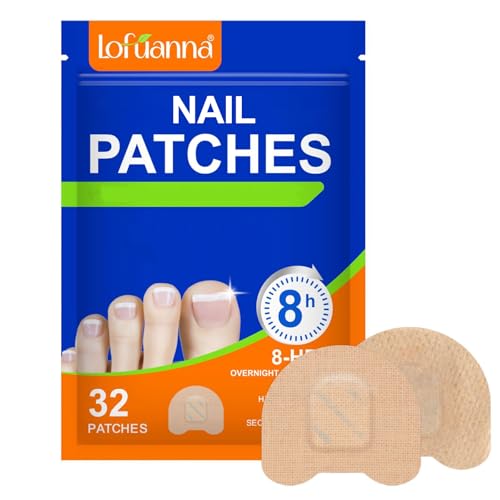 Nail Care Extra Strength - 32 Pcs Nighttime Nail Patches, Overnight Toe Nail Care for a Healthy Appearance, 8-Hour Moisturizing & Nourishing for Toenail, Suitable for Women & Men (1PC)