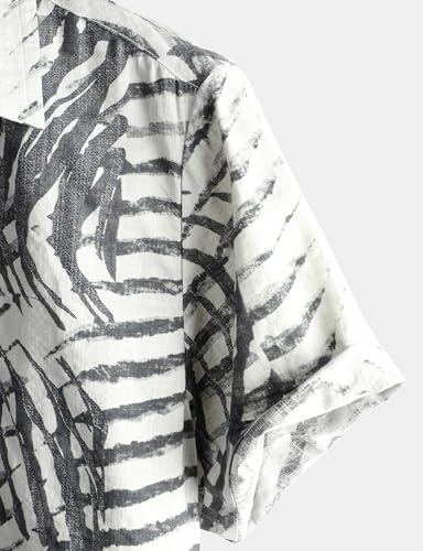Image of VATPAVE Mens Casual Hawaiian Floral Shirts Short Sleeve Button Down Tropical Shirts Beach Summer Shirts