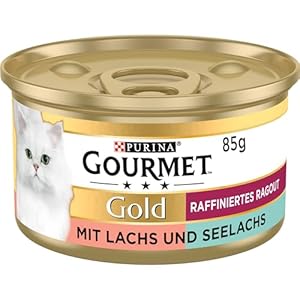 Gourmet Gold Raffiniertes Ragout Lachs & Seelachs 12er