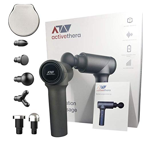 Preisvergleich Produktbild ActiveThera Massagepistole - 3 Stufen Vibration Massagegerät für Entspannung, Muskelverspannung & Muskelkater bei Muskeln Faszien Deep Muscle Tissue