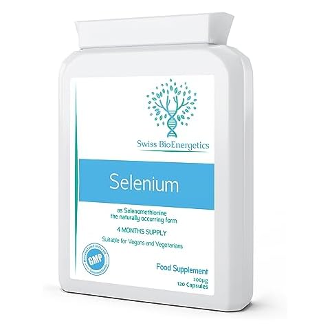 Selenium 200µg Capsules - 4 Month Supply Cover