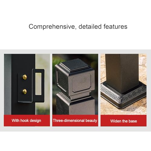 Fontaine de jardin en aluminium sur pied 60cm arrière-cour et patio - 8