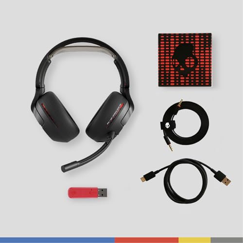 undefined Skullcandy Crusher PLYR 720 Wireless Gaming Headset, Ultimate Immersion and Comfort, THX Spatial Audio and Multi-Sensory Bass, Removable Mic, PC, PlayStation, Nintendo, Multi-Platform - Digi-Black の商品画像 8