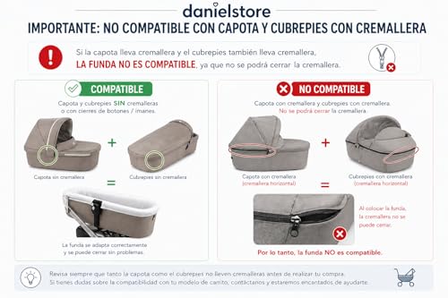 Miniatura 7 de Danielstore Funda Para Capazo Tamaño Único, Algodón, 85x55x25cm Suave, Transpirable, Fácil Lavado Protección Y Confort Para Bebés En Moisés No Incluye Capazo