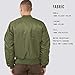 Alpha Industries MA-1 Slim Fit Bomber Flight Jacket - Fighter Pilot Flight Jacket - Sage, L
