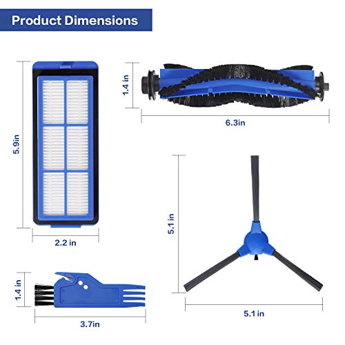 Lesinavac Replacement Parts For Eufy Robovac 11S Max, Robovac 15C Max, Robovac 30C Max,35C Max 15T Max 39 Max Series G10 G20 G30 Edge Verge Hybrid Vacuum Cleaner #TOP1