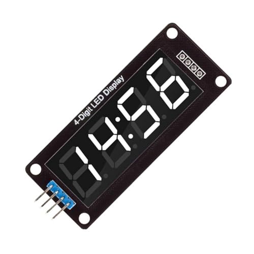 Whltzf 0 56" 4-stelliger Sieben Segment LED Bildschirm Mit SPI Schnittstellen Anti Interferenz Design Für Mikrocontroller Timing Projekte Segment LED Anzeigemodul