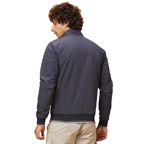 Image of Being Human Grey Regular Fit Men's Jacket Clothing
