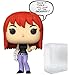 POP Marvel: Spider-Man - Mary Jane Watson Exclusive Funko Vinyl Figure (Bundled with Compatible Box Protector Case), Multicolored, 3.75 inches