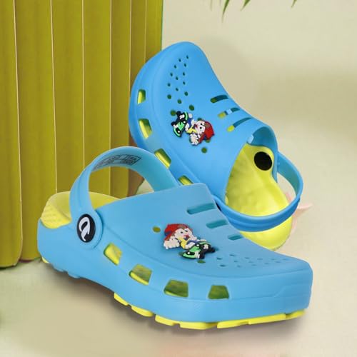 Image of DOCTOR EXTRA SOFT Unisex-Child Kids Classic Ultra Soft Clogs /Sandals with Adjustable Back Strap| Comfortable & LightWeight| Stylish & Anti-Skid| Indoor & Outdoor Casual Sports Mules Boys & Girls D-514