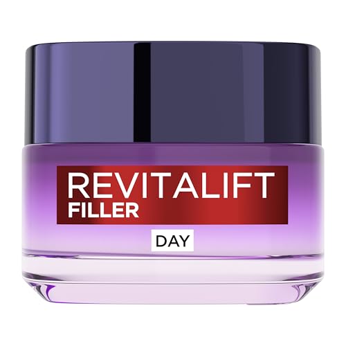 LOréal Paris Day Cream Revitalift Filler Deep Replumping Hyaluronic Acid Anti-Ageing Cream Fills Wrinkles & Restores Volume Intensely Hydrates Replumps Skin and Smooth Wrinkles Age 35+ 50ml