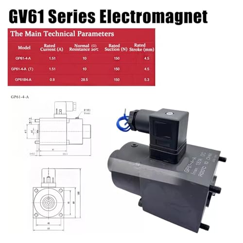 Bobine de solénoïde pour réparer une vanne hydraulique GP45-4-A qui surchauffe
