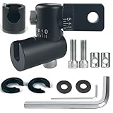 FANOWZUO Archery Compound Bow Stabilizer Quick Disconnect Mounting Adapter– Adjustable V Bar, Easy Installation, Archery Bow Stabilizer for Hunting and Target Shooting Single Side Adjustable V-Bar