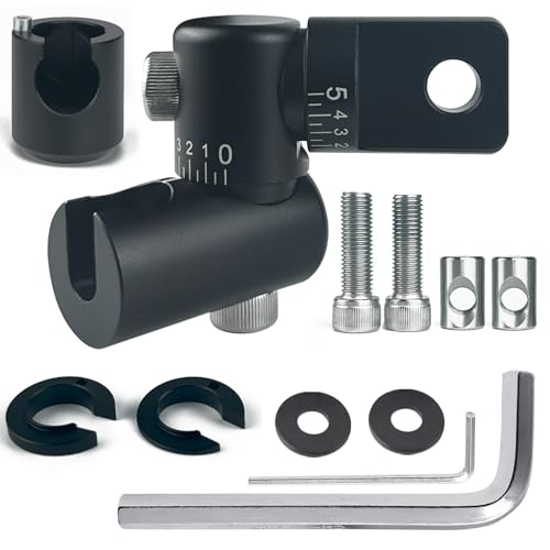 FANOWZUO Archery Compound Bow Stabilizer Quick Disconnect Mounting Adapter– Adjustable V Bar, Easy Installation, Archery Bow Stabilizer for Hunting and Target Shooting Single Side Adjustable V-Bar