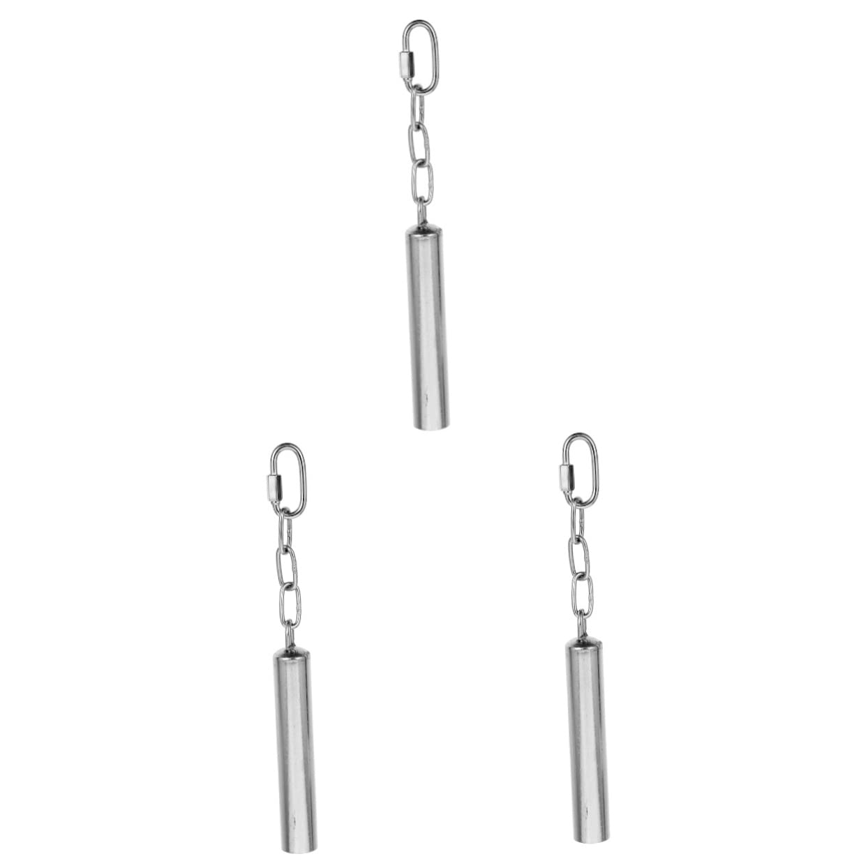 POPETPOP 3pièces Squirrel Bell pour Oiseaux Cloche Inoxydable pour Perroquets Jouet à Suspendre pour Oiseaux Accessoire De Décoration De Volière Convient pour Cockatiels Et Autres
