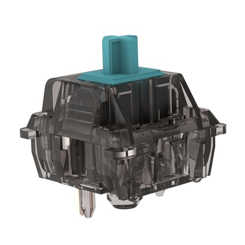 DUROCK T1 Tactile Keyboard Switches, 5 Pins Switches for Mechanical Keyboards with Special Tactile Stem, 67g Mechanical Keyboards Switches (T1 Smokey 67g, 70pcs) - Image 3