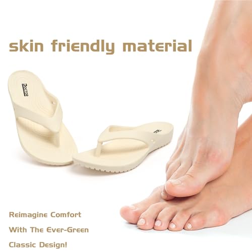 Image of DOCTOR HEALTH SUPER SOFT Women Ultra Soft Cushion Footbed Slipper | Comfortable Light Weight Waterproof Slippers |Adult Flip Flops Mild Acupressure | All Day Wear