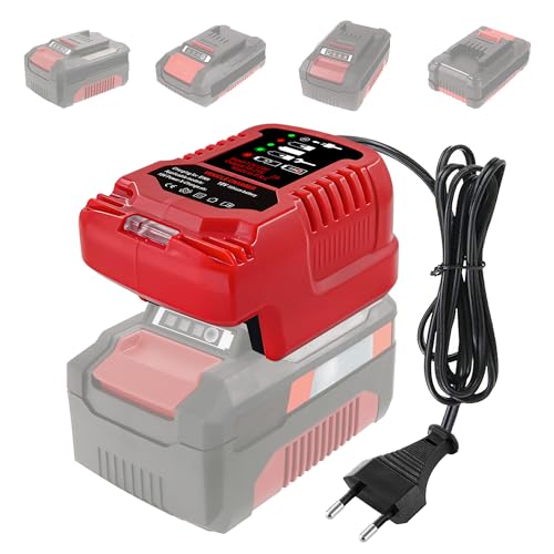 Ladegerät für Einhell 18V Power X-Change Akku Tragbares Mini-Schnellladegerät für Einhell 18V Akku 4511396 4511437 4511437OVP PXBP-300