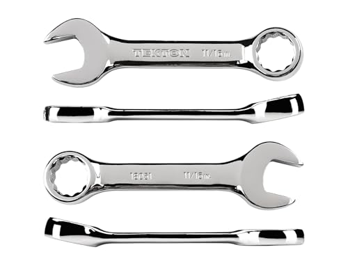 Image of TEKTON 11 /16 Inch Stubby Combination Wrench | 18051