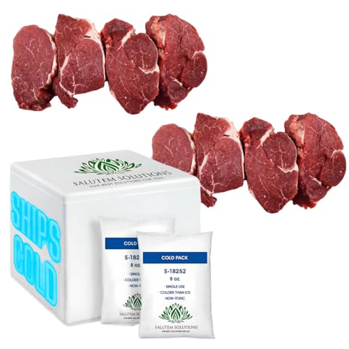 Salutem Vita - Beef Loin Tenderloin Steak, 2 lbs. (actual weight may vary within 5%) - Pack of 2