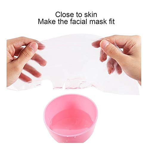600pcs Disposable Plastic Film Facial Mask Paper DIY Beauty Skin Care Facial Mask Sheet - Image 3