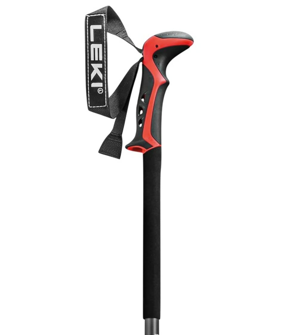 LEKI Carbon 14 3D Ski Stöcke 2021 Black/neon red/White