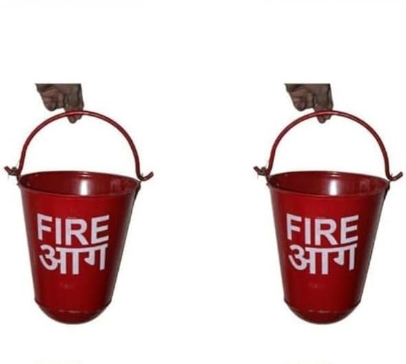 ECO FIRE 9Ltr Red Rust-Resistant Fire Safety Bucket for Fireplace – Durable Ashes Carrier & Container for Indoor/Outdoor Wood Burning (Pack of 2)-image-43