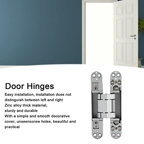 1 Set Hidden Door Hinges, Cross Hidden Hinges - Image 3