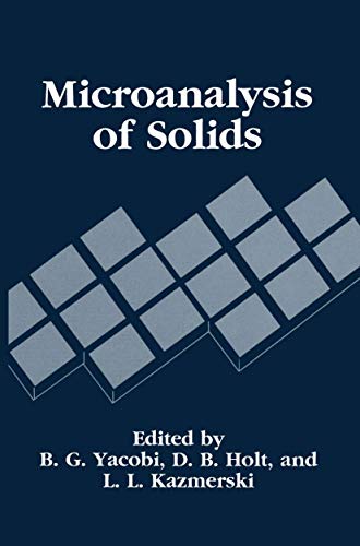 Microanalysis of Solids view 2