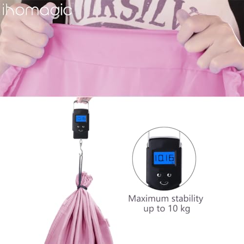 IHOMAGIC 2 Piece 120L Extra Large Laundry Bags for Travelling Collapsible Dirty Laundry Bag with Drawstring Closure - Image 3