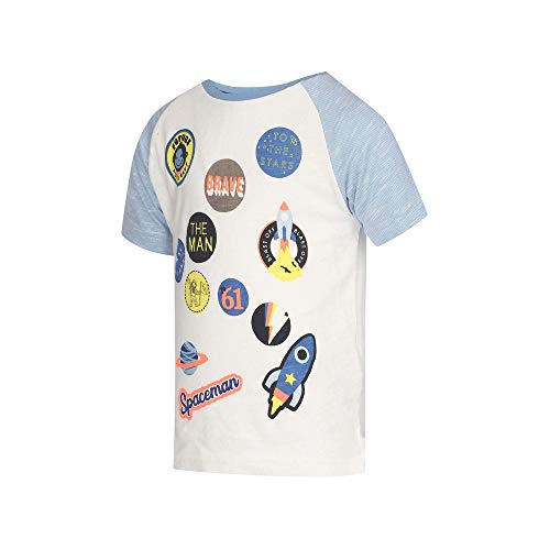 Image of Mothercare Boys Round Neck Striped Tee