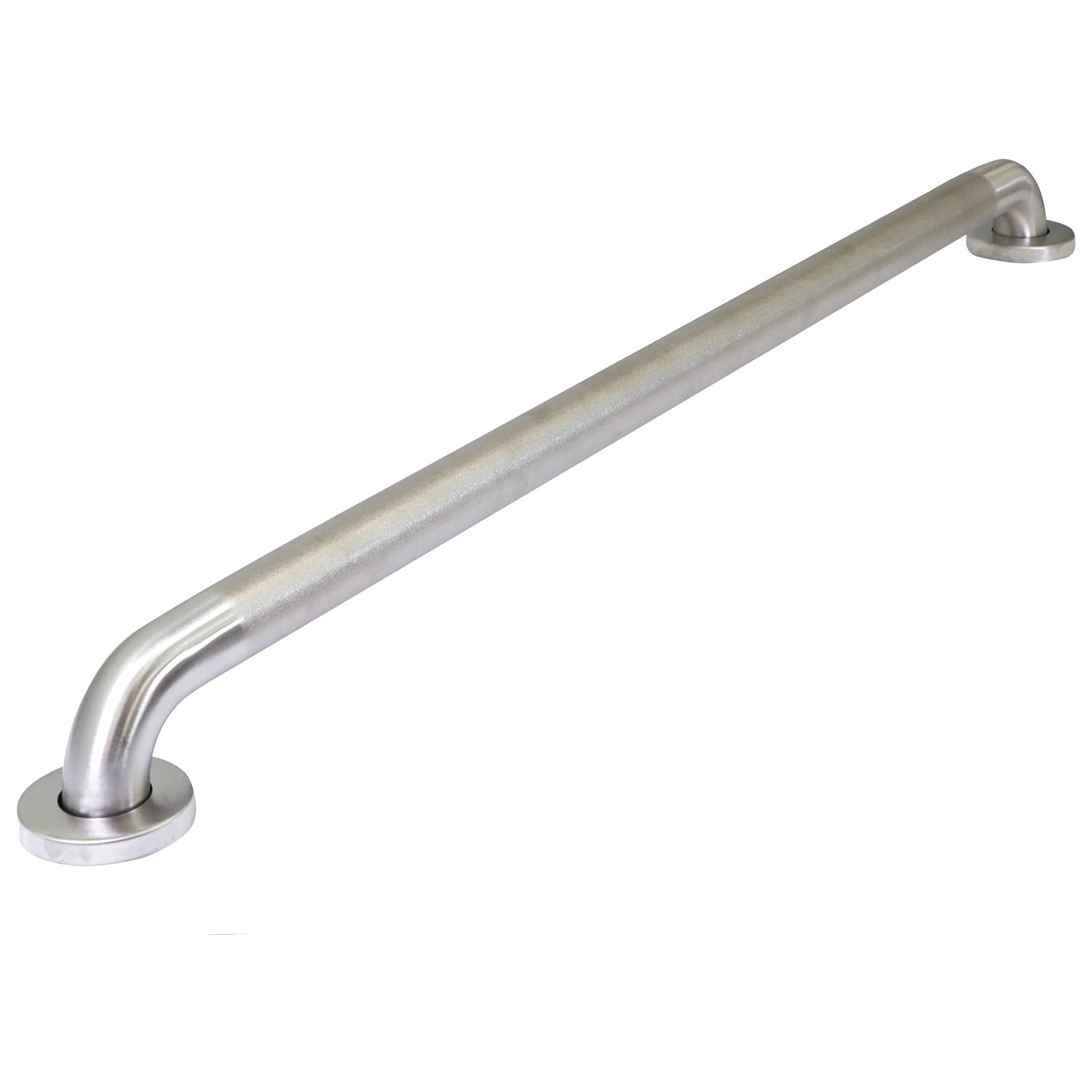 Highcraft HCQ11236 - Barra di sicurezza per doccia con viti a scomparsa, 1-1/2'' x 91,4 cm, in acciaio inox, finitura in metallo pelato, 1-1/2" x 91,4 cm, cromato