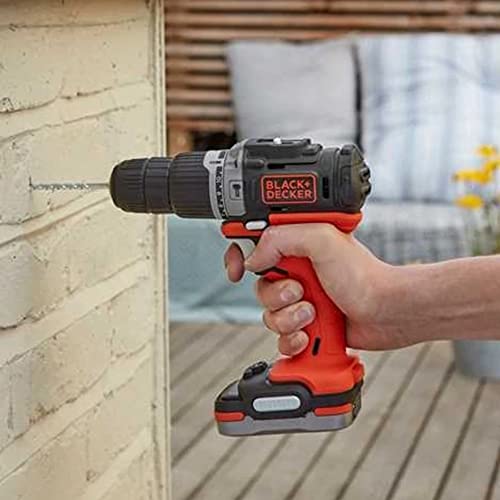 Perceuse visseuse à percussion sans fil & Decker BDCHD12S1 QW 12V 40Nm 1x1 5Ah - vue 3
