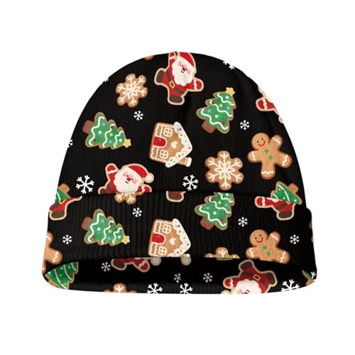 Babrukda Kids Beanie, Christmas Winter Warm Hats for Girls Knit Winter Beanies Skull Cap for Casual Athletic Party Headwear