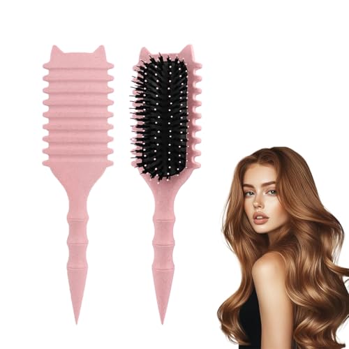 Neuytiky Cepillo de Pelo Rizado,Cepillos para Desenredar,cepillo de Estilo de Pelo Rizado,cepillo para Cabello Antitirones,para Peinar y dar Forma a Los Rizos de Hombres y Mujeres