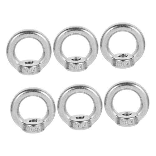 KONTONTY 6Pezzi Dado Ad Anello Inossidabile per Fissaggi Sicuri per Accessori Kayak e Progetti Teloni Impermeabili