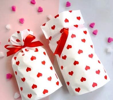 Amazon Fuwari ラッピング袋 ギフトバッグ 巾着袋 ５０枚 リボン付き マチ付き バレンタイン ホワイトデー プレゼント袋 誕生日 お菓子袋 Gb3 A ギフトバッグ 袋 文房具 オフィス用品