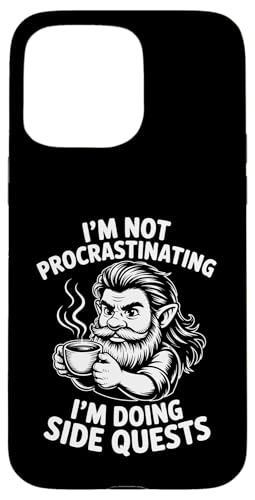 I'm Not Procrastinating Doing Side Quest Funny Humor �X�}�z�P�[�X iPhone 15 Pro Max �p