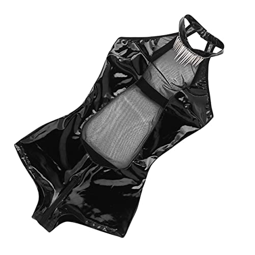 DOITOOL 2 Pçs Feminino - Body De Lingerie Virilha Xxl Elástico Para Meia-Calça De Malha Preta Catsui