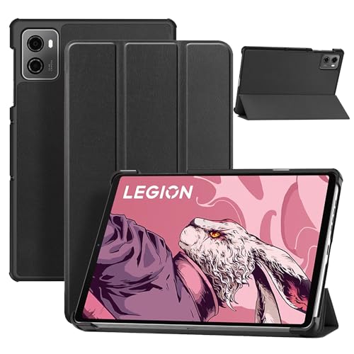 NEC LAVIE Tab T9（T0995/HAS、TAB09/Q01） 対応 ケース 保護カバー KONXISA 磁気吸三つ折りオートウェイク/スリープ機能 タブレットスリーブ ブラケット機能 角度調整 防水 耐汚れ 耐傷 耐衝撃 全面保護 タブレットスリーブ(ブラック)