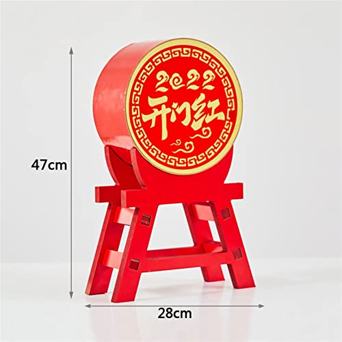 Décoration de table pour le salon et bureau créative rouge - 2