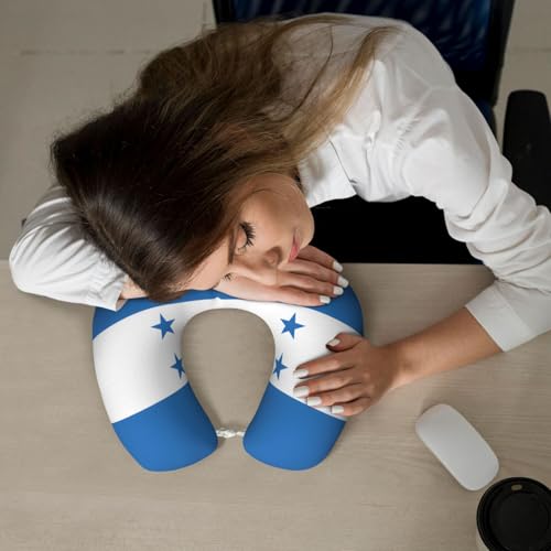 Almohada de espuma viscoelástica para viaje tamaño U miniatura 6