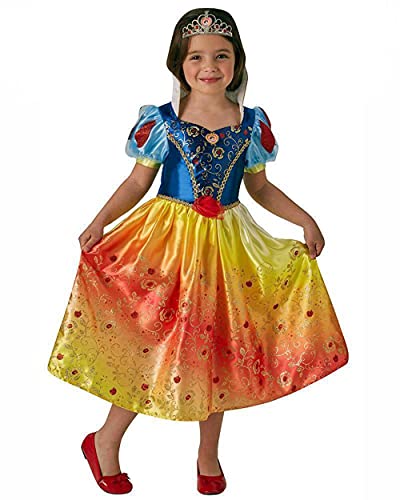 Snow White Rainbow Deluxe Costume for Kids - Disney Snow White - Medium (6-8 Yrs)