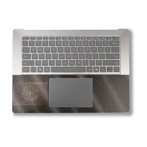 Image of Glossy Glitter Laptop Skin Compatible with Alienware M18 R2 (2024) - Tome - Premium 3M Vinyl Protective Wrap Decal Cover - Easy to Apply | Crafted in The USA by MightySkins